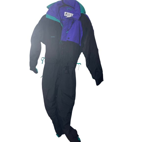 Mens or Women's Unisex VTG Columbia 80s 90s Full Ski Suit Retro Small - Picture 8 of 11